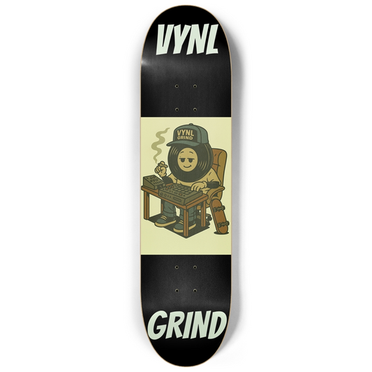 VYNL GRIND Glow-in-the-Dark "Making Music" Skateboard "LIMITED EDITION