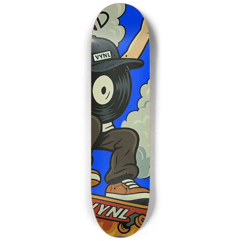 VYNL GRIND Glow-in-the-Dark "Smokey" Skateboard Series